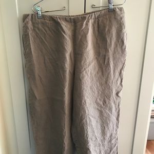 J. Jill linen crop pants, medium